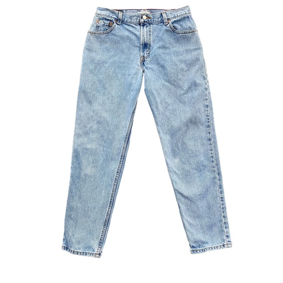 Levi's Denim - Levi's 550 Jeans Relaxed Tapered Women's 30x30 / 12M Blue Light High Rise Mom